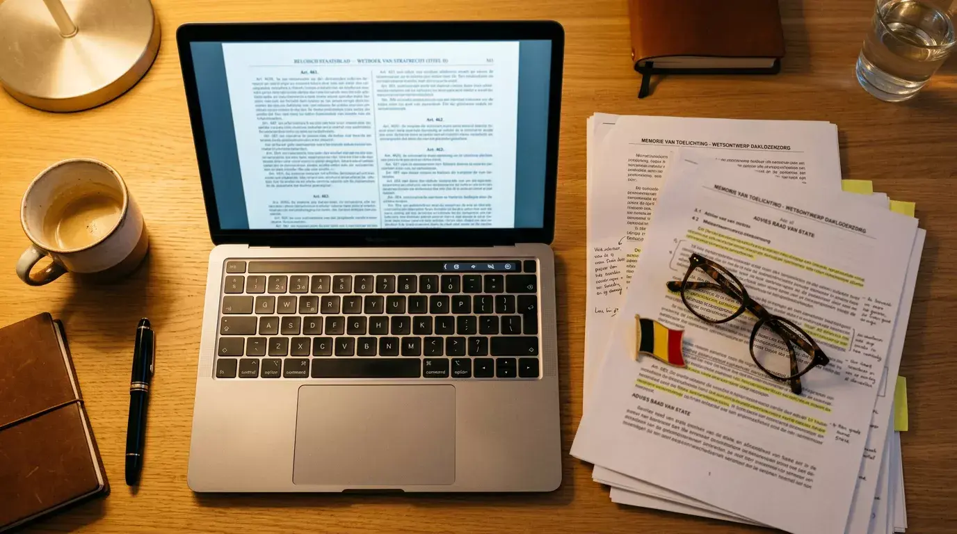 Overzicht wetswijzigingen online wedden België sinds 2024